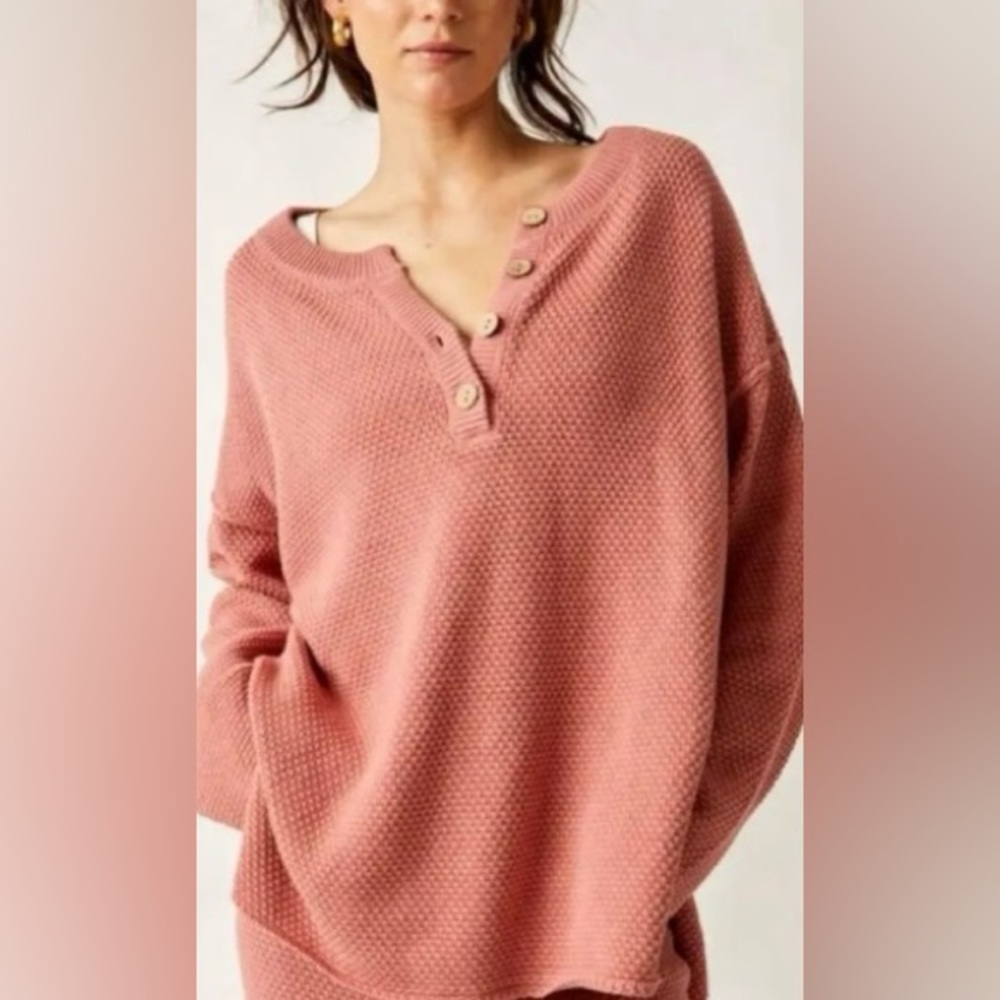 FP Beach | Rosie Pink Hailee Sweat SzLarge🩷